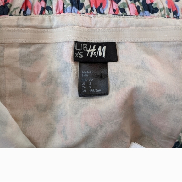 H&M floral bustier top - Picture 3 of 4